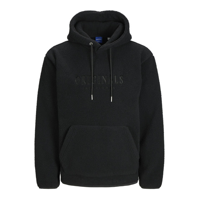 Jack & Jones Heren teddy hoodie jorfrederiksberg 12263011-Zwart large Jack & Jones Heren teddy hoodie jorfrederiksberg 12263011-Zwart large