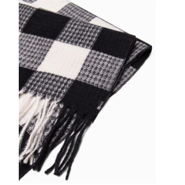 Ombre Heren sjaal zwart a408 A408-1S-ZW large