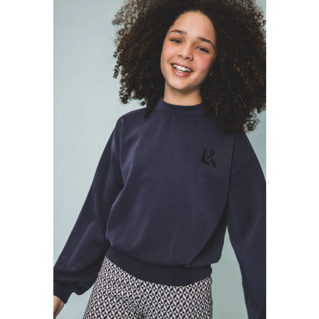 Looxs Revolution Super soft viscose sweater navy voor meisjes in de kleur 2501-5307-191 large