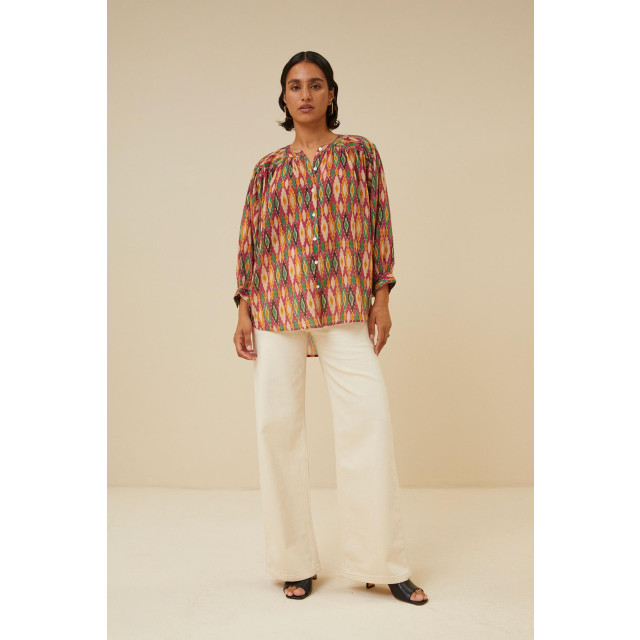 By-Bar Amsterdam Lucy summer ikat blouse 4321639059 large