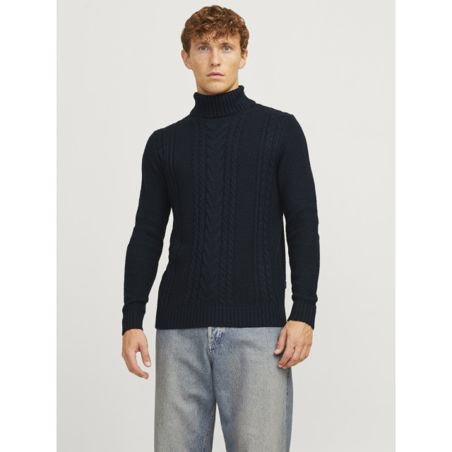 Jack & Jones Craig knit roll neck 12258483-SKY-M large