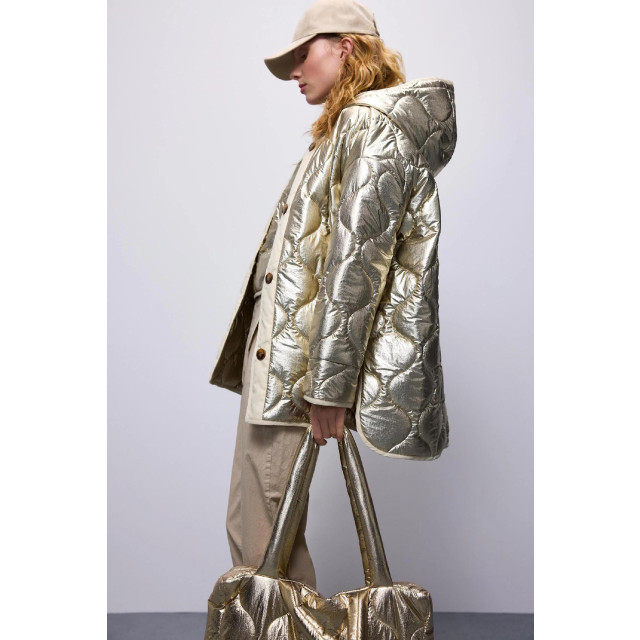 Summum 1s1106-12110 jacket quilted metallic 4058380024 large