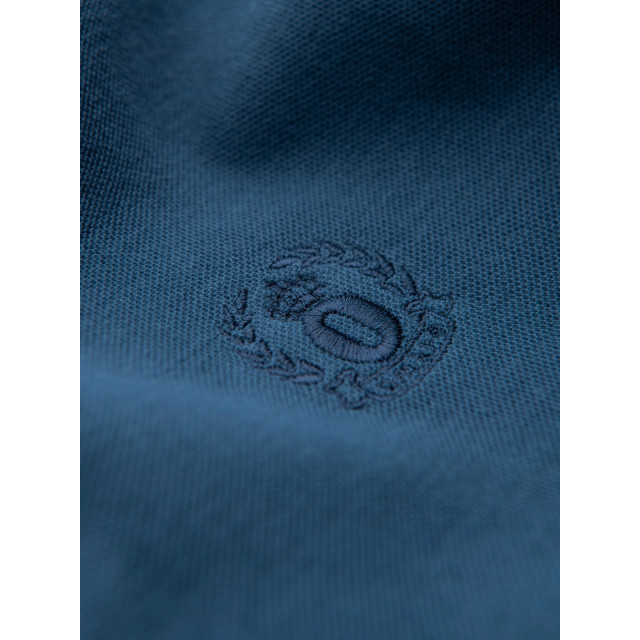 Ombre Poloshirt heren korte mouw donker OM-POSB-0100-DB large