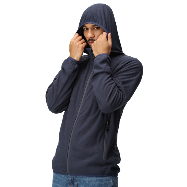 Regatta Heren navigate full zip fleecejack UTFK2342_navysealgrey large
