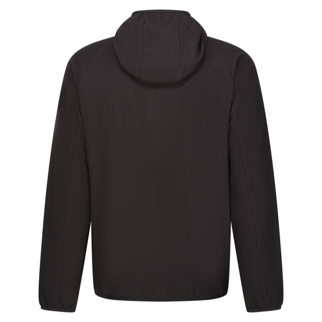 Regatta Heren navigate full zip fleecejack UTFK2342_blacksealgrey large