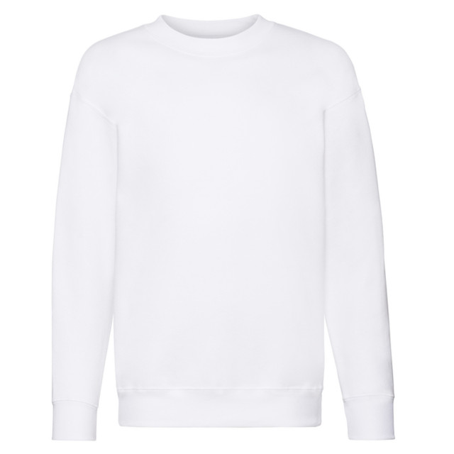 Fruit of the Loom Kinder/kids premium sweatshirt met inzetstuk UTFK2320_white large