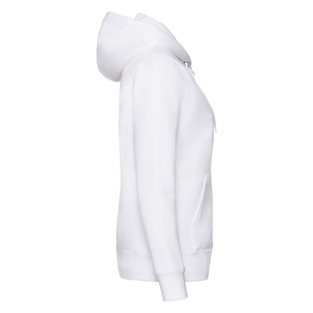 Fruit of the Loom Dames premium sweatjack met kap lady fit UTFK2294_white large