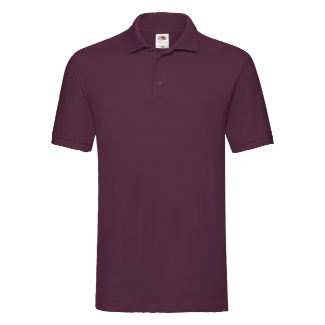 Fruit of the Loom Heren premium polo shirt UTFK2269_burgundy large