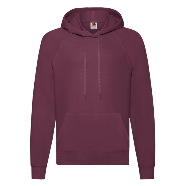 Fruit of the Loom Heren lichtgewicht pullover hoodie UTFK2245_burgundy large