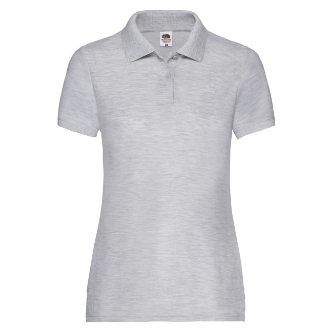 Fruit of the Loom Dames 65/35 poloshirt UTFK2232_heathergrey large
