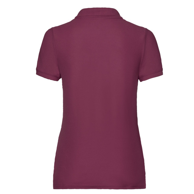 Fruit of the Loom Dames 65/35 poloshirt UTFK2232_burgundy large
