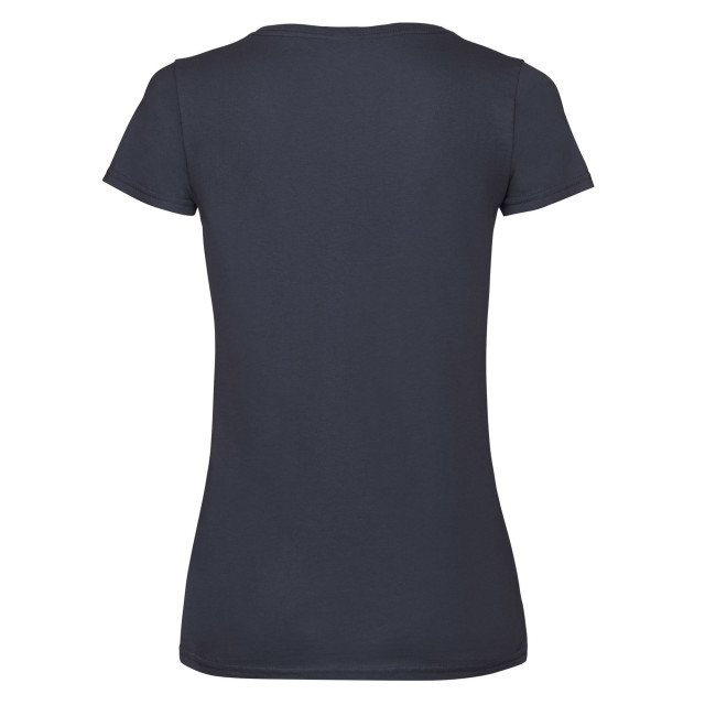 Fruit of the Loom Dames valueweight v hals t-shirt UTFK2216_deepnavy large