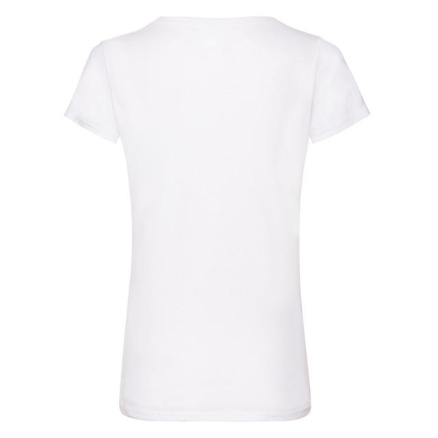 Fruit of the Loom Dames valueweight v hals t-shirt UTFK2216_white large