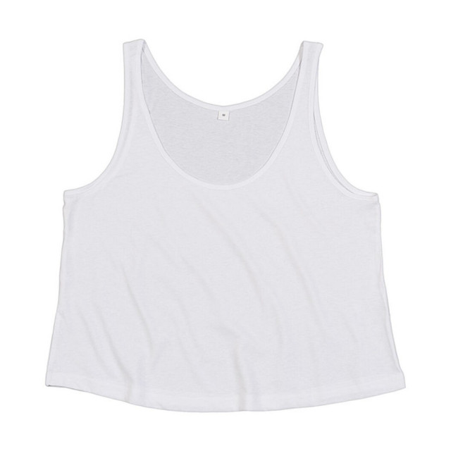 Mantis Dames cropped vest top UTFK1846_white large