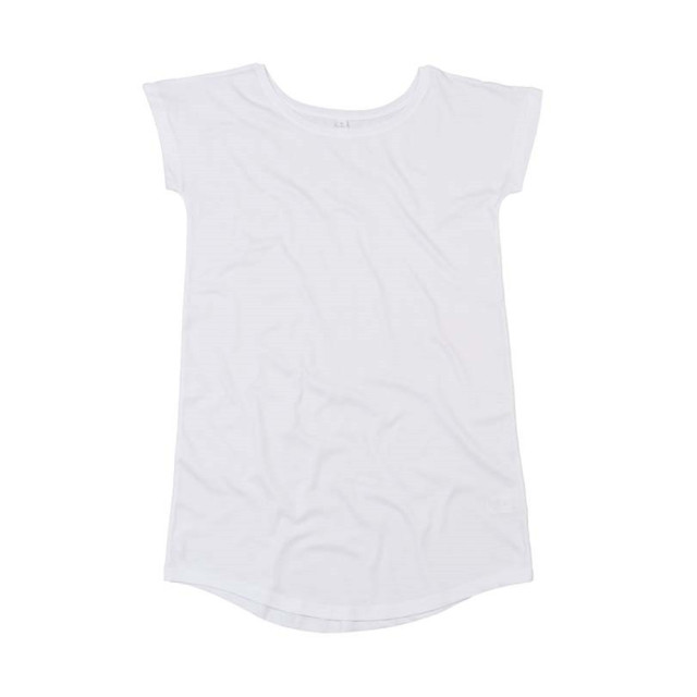 Mantis Dames los t-shirt jurk UTFK2483_white large