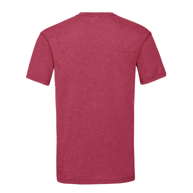 Fruit of the Loom Heren valueweight t-shirt UTFK2459_heatherred large