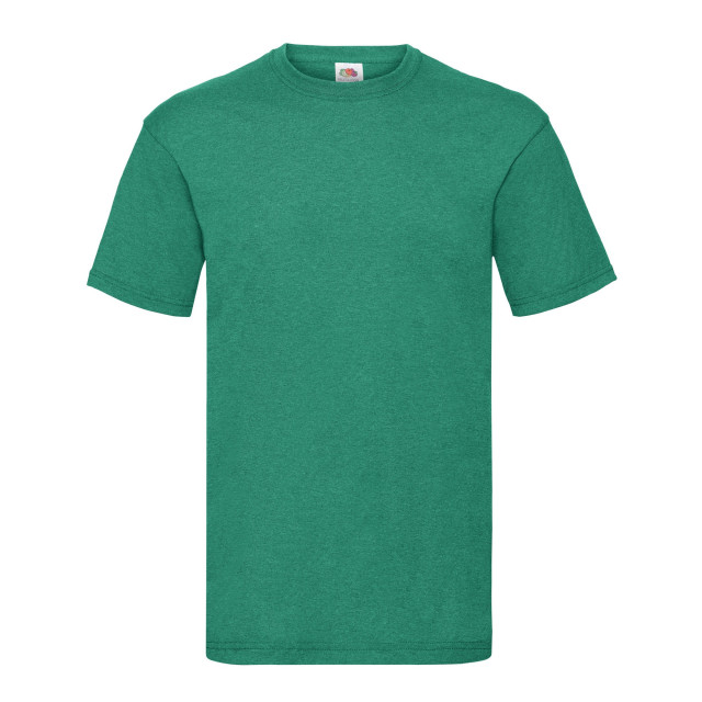 Fruit of the Loom Heren valueweight t-shirt UTFK2459_heathergreen large