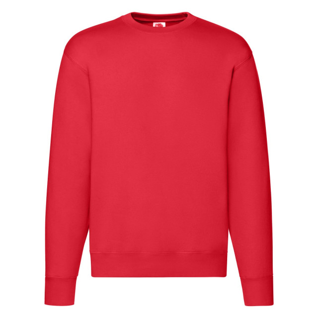 Fruit of the Loom Heren premium ingelegd sweatshirt UTFK2438_red large