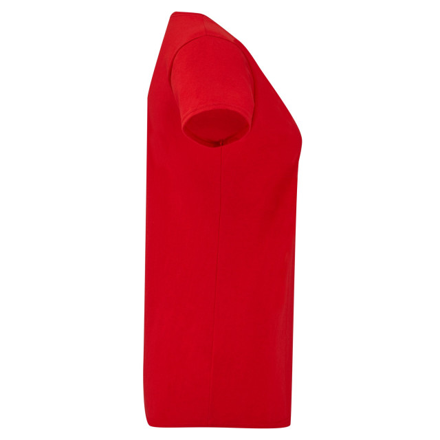 Fruit of the Loom Dames iconisch v hals t-shirt UTFK2428_red large