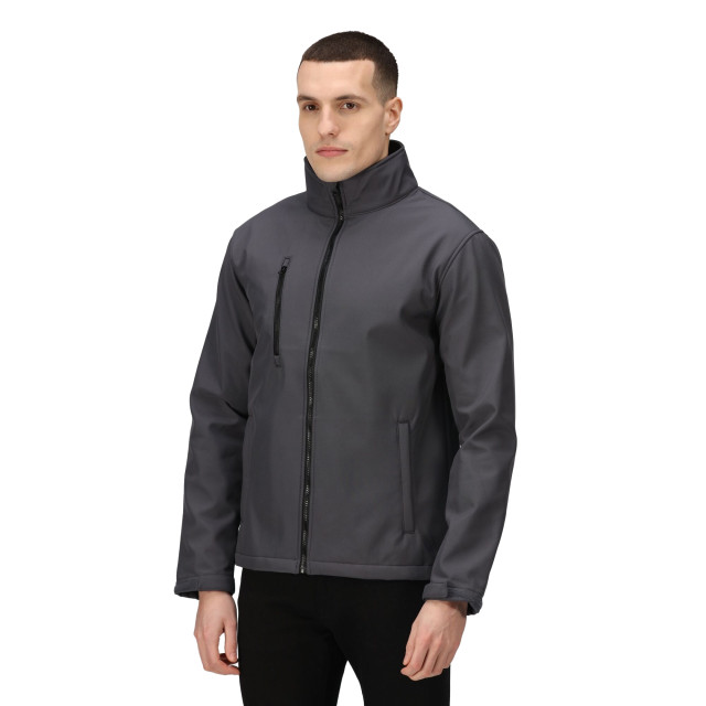 Regatta Heren ablaze softshell 3 layer soft shell jas UTFK2427_sealgreyblack large