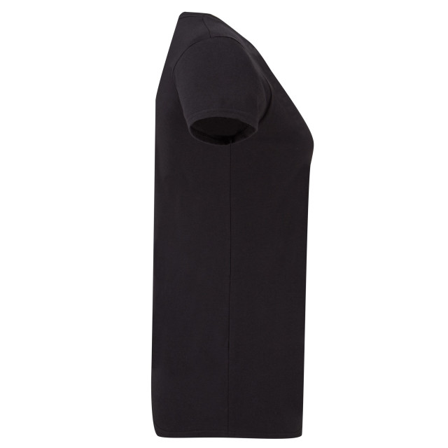 Fruit of the Loom Dames iconisch v hals t-shirt UTFK2428_black large