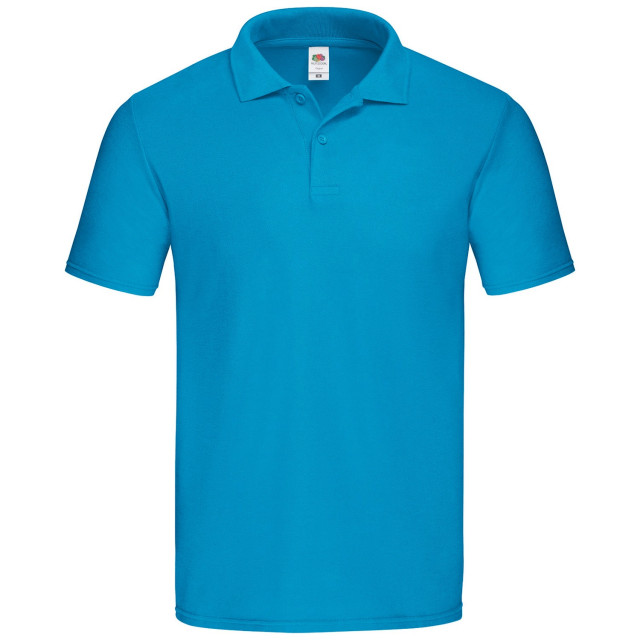 Fruit of the Loom Heren origineel polo shirt UTFK2384_azureblue large
