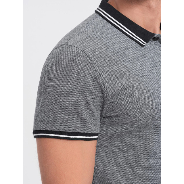 Ombre Poloshirt heren korte mouw - 0109-bm OM-POSB-0109-BM large