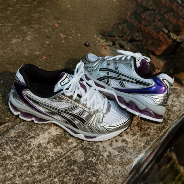 Asics Gel-kayano 14 white dark grape 1202A056-111 large