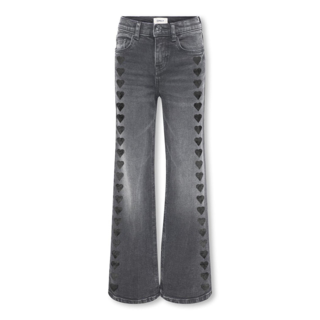 Only Kogjuicy wide heart emb dnm black denim 2106.81.0002 large