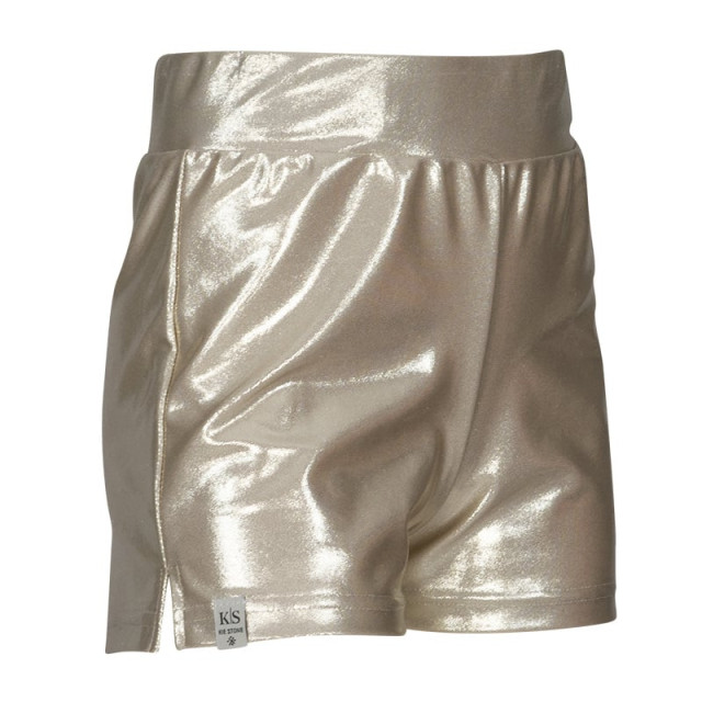 Kiestone Zomer short meisjes shiny amalia KS9761-shiny gold large