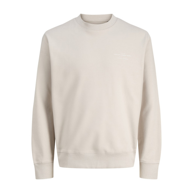 Jack & Jones Jprblachad branding sweat crew neck ln beige 5209.05.0027 large