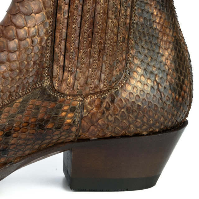 Mayura Boots Cowboy laarzen marie-2496- natural cognac MARIE-2496-PYTHON NATURAL COGNAC large