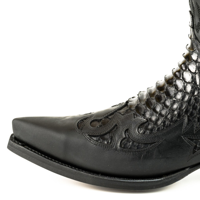 Mayura Boots Cowboy laarzen 1935-c-mex-crazy old negro/ negro 1935-C-MEX-CRAZY OLD NEGRO/PYTHON NEGRO large