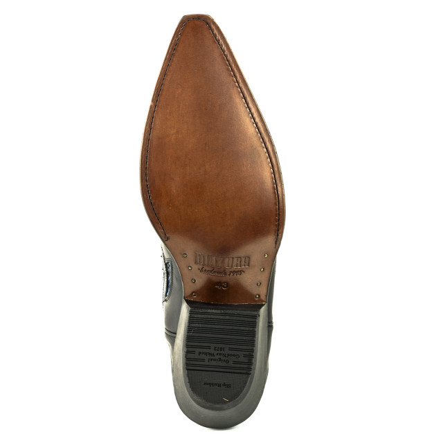 Mayura Boots Cowboy laarzen 1935-0106-crazy old negro/ azul- 1935-C-MEX-CRAZY OLD NEGRO/PYTHON AZUL- large