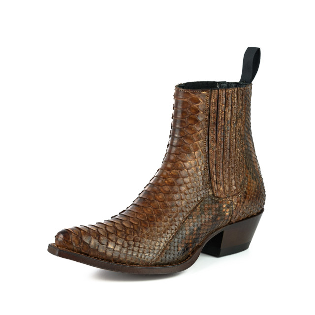 Mayura Boots Cowboy laarzen marie-2496- natural cognac MARIE-2496-PYTHON NATURAL COGNAC large