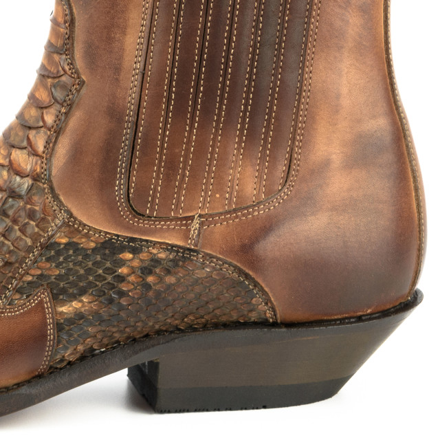 Mayura Boots Cowboy laarzen rock-2500-vacuno / cognac ROCK-2500-VACUNO / PYTHON COGNAC large