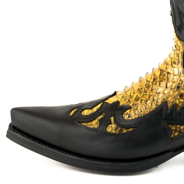 Mayura Boots Cowboy laarzen 1935-c-mex-crazy old negro/ camel 1935-C-MEX-CRAZY OLD NEGRO/PYTHON CAMEL large