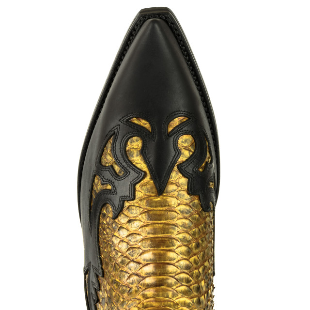 Mayura Boots Cowboy laarzen 1935-c-mex-crazy old negro/ camel 1935-C-MEX-CRAZY OLD NEGRO/PYTHON CAMEL large