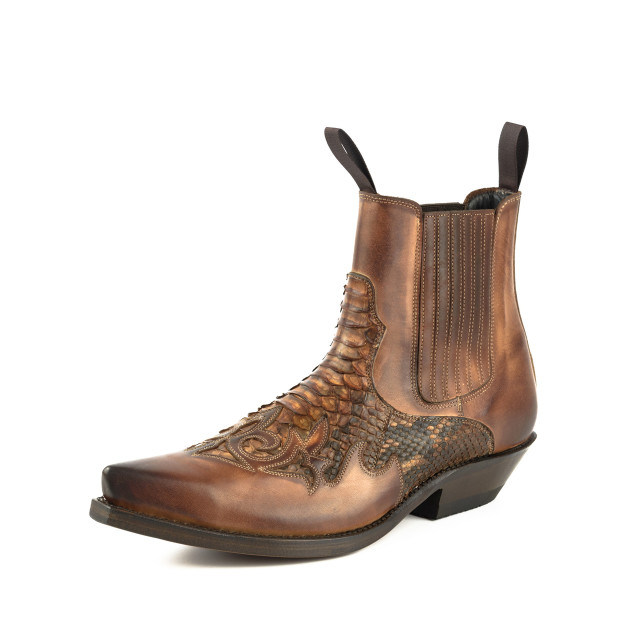 Mayura Boots Cowboy laarzen rock-2500-vacuno / cognac ROCK-2500-VACUNO / PYTHON COGNAC large