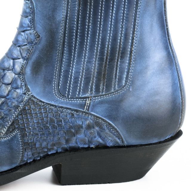 Mayura Boots Cowboy laarzen rock-2500-vacuno / azul ROCK-2500-VACUNO / PYTHON AZUL large