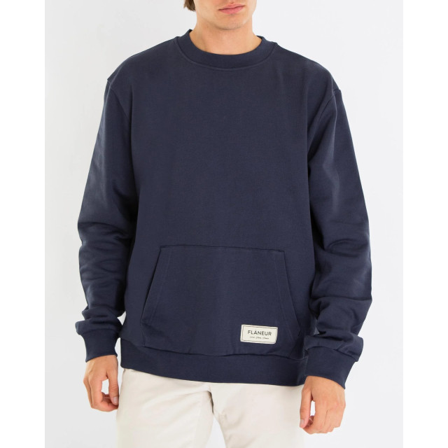 Flaneur Homme Heren atelier sweater navy F14194-Navy large