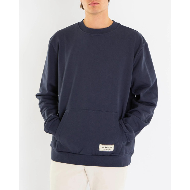 Flaneur Homme Heren atelier sweater navy F14194-Navy large