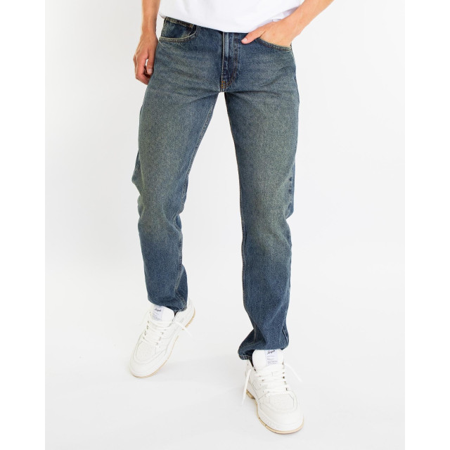 Flaneur Homme Heren slim jeans dark indigo F14054-Blauw large