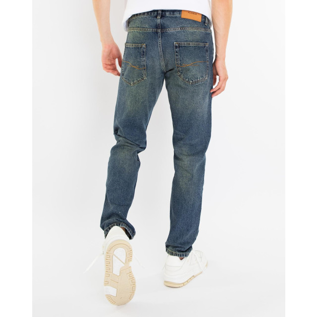 Flaneur Homme Heren slim jeans dark indigo F14054-Blauw large