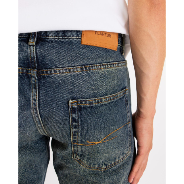 Flaneur Homme Heren slim jeans dark indigo F14054-Blauw large