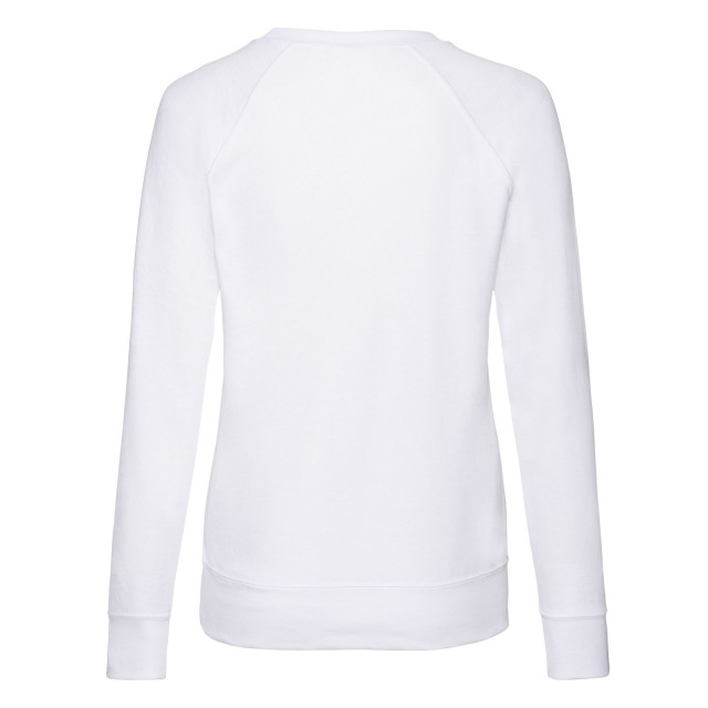 Fruit of the Loom Dames lichtgewicht raglan trui UTFK1925_white large