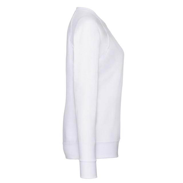 Fruit of the Loom Dames lichtgewicht raglan trui UTFK1925_white large