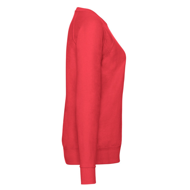 Fruit of the Loom Dames lichtgewicht raglan trui UTFK1925_red large