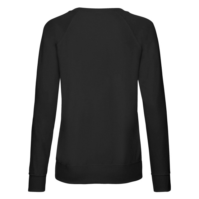 Fruit of the Loom Dames lichtgewicht raglan trui UTFK1925_black large