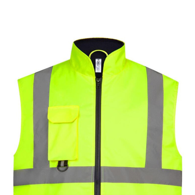 Yoko Effen hi-vis bodywarmer heren UTFK2048_fluorescentyellow large